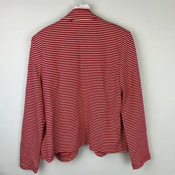 Tommy Hilfiger Womens Jacket XL Stripe Nautical Military blazer holidays - Picture 11 of 12